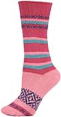 QT Feet Womens Recycled Harmony Stripe Crew Socks QT Feet Womens Recycled Harmony Stripe Crew Socks