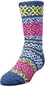 QT Feet Kids Recycled Prairie Fairisle Crew Socks QT Feet Kids Recycled Prairie Fairisle Crew Socks