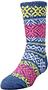 QT Feet Kids Recycled Prairie Fairisle Crew Socks