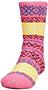 QT Feet Kids Recycled Prairie Fairisle Crew Socks