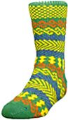 QT Feet Kids Surfs Up Fairisle Crew Socks QT Feet Kids Surfs Up Fairisle Crew Socks