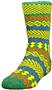 QT Feet Kids Surfs Up Fairisle Crew Socks
