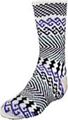 QT Feet Kids Surfs Up Fairisle Crew Socks QT Feet Kids Surfs Up Fairisle Crew Socks