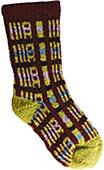 QT Feet Recycled Picnic Plaid Baby Socks QT Feet Recycled Picnic Plaid Baby Socks