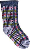 QT Feet Recycled Picnic Plaid Baby Socks QT Feet Recycled Picnic Plaid Baby Socks