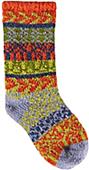 QT Feet Recycled Sunrise Fairisle Baby Socks QT Feet Recycled Sunrise Fairisle Baby Socks