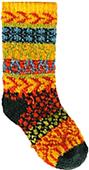 QT Feet Recycled Sunrise Fairisle Baby Socks QT Feet Recycled Sunrise Fairisle Baby Socks