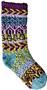QT Feet Recycled Sunrise Fairisle Baby Socks