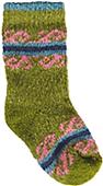 QT Feet Recycled Atlantis Fairisle Baby Socks QT Feet Recycled Atlantis Fairisle Baby Socks