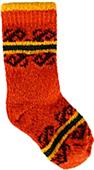QT Feet Recycled Atlantis Fairisle Baby Socks QT Feet Recycled Atlantis Fairisle Baby Socks