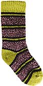 QT Feet Recycled Birdseye Stripe Baby Socks QT Feet Recycled Birdseye Stripe Baby Socks