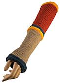 QT Feet Recycled Wonderland Fingerless Gloves