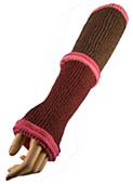 QT Feet Recycled Wonderland Fingerless Gloves