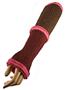 QT Feet Recycled Wonderland Fingerless Gloves