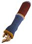QT Feet Recycled Wonderland Fingerless Gloves