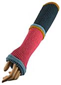 QT Feet Recycled Wonderland Fingerless Gloves