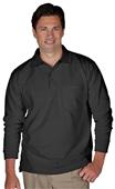 Edwards Unisex Long Sleeve Blended Pique Polo Edwards Unisex Long Sleeve Blended Pique Polo