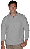 Edwards Unisex Long Sleeve Blended Pique Polo Edwards Unisex Long Sleeve Blended Pique Polo