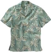 Edwards Unisex Tropical Palm Camp Shirt Edwards Unisex Tropical Palm Camp Shirt