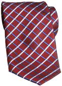 Edwards Mens Crossroads Criss Cross Polyester Tie