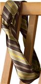 Edwards Womens Stripe Ascot Scarf