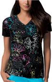 Cherokee Runway Womens V-Neck Scrub Top