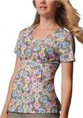 Cherokee Runway Womens V-Necks Scrub Top