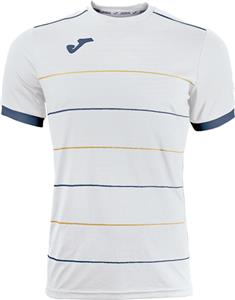 WHITE/YELLOW & NAVY STRIPES