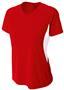 A4 Womens Color Blocked Performance V-Neck