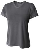 A4 Women's Short Sleeve Fusion V-Neck T-Shirts A4 Women's Short Sleeve Fusion V-Neck T-Shirts