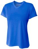 A4 Women's Short Sleeve Fusion V-Neck T-Shirts A4 Women's Short Sleeve Fusion V-Neck T-Shirts