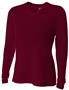 A4 Womens Long Sleeve Fusion V-Neck Shirt