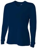 A4 Women's Long Sleeve Fusion V-Neck T-Shirts A4 Women's Long Sleeve Fusion V-Neck T-Shirts