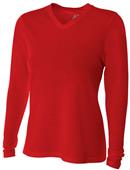 A4 Women's Long Sleeve Fusion V-Neck T-Shirts A4 Women's Long Sleeve Fusion V-Neck T-Shirts