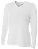 A4 Women's Long Sleeve Fusion V-Neck T-Shirts A4 Women's Long Sleeve Fusion V-Neck T-Shirts