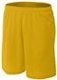 A4 Adult 9" Textured Mesh Shorts with Side Pockets