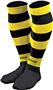 Joma Adult Zebra Striped Soccer Socks (Pack of 5)