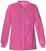 Cherokee Luxe Button Front Warm-Up Scrub Jacket Cherokee Luxe Button Front Warm-Up Scrub Jacket