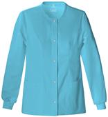 Cherokee Luxe Button Front Warm-Up Scrub Jacket