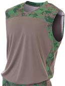 A4 Printed Camo Performance Muscle Jerseys A4 Printed Camo Performance Muscle Jerseys