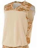 A4 Printed Camo Performance Muscle Jerseys A4 Printed Camo Performance Muscle Jerseys