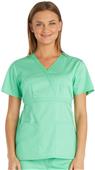 Cherokee Women's Mock Wrap Scrub Top Cherokee Women's Mock Wrap Scrub Top