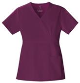 Cherokee Women's Mock Wrap Scrub Top Cherokee Women's Mock Wrap Scrub Top