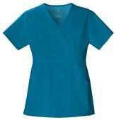 Cherokee Women's Mock Wrap Scrub Top Cherokee Women's Mock Wrap Scrub Top