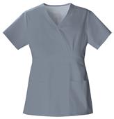 Cherokee Women's Mock Wrap Scrub Top Cherokee Women's Mock Wrap Scrub Top