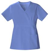 Cherokee Women's Mock Wrap Scrub Top Cherokee Women's Mock Wrap Scrub Top