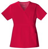 Cherokee Women's Mock Wrap Scrub Top Cherokee Women's Mock Wrap Scrub Top