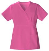Cherokee Women's Mock Wrap Scrub Top Cherokee Women's Mock Wrap Scrub Top