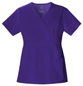 Cherokee Women's Mock Wrap Scrub Top Cherokee Women's Mock Wrap Scrub Top