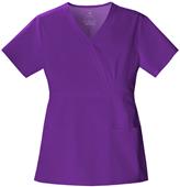 Cherokee Women's Mock Wrap Scrub Top Cherokee Women's Mock Wrap Scrub Top